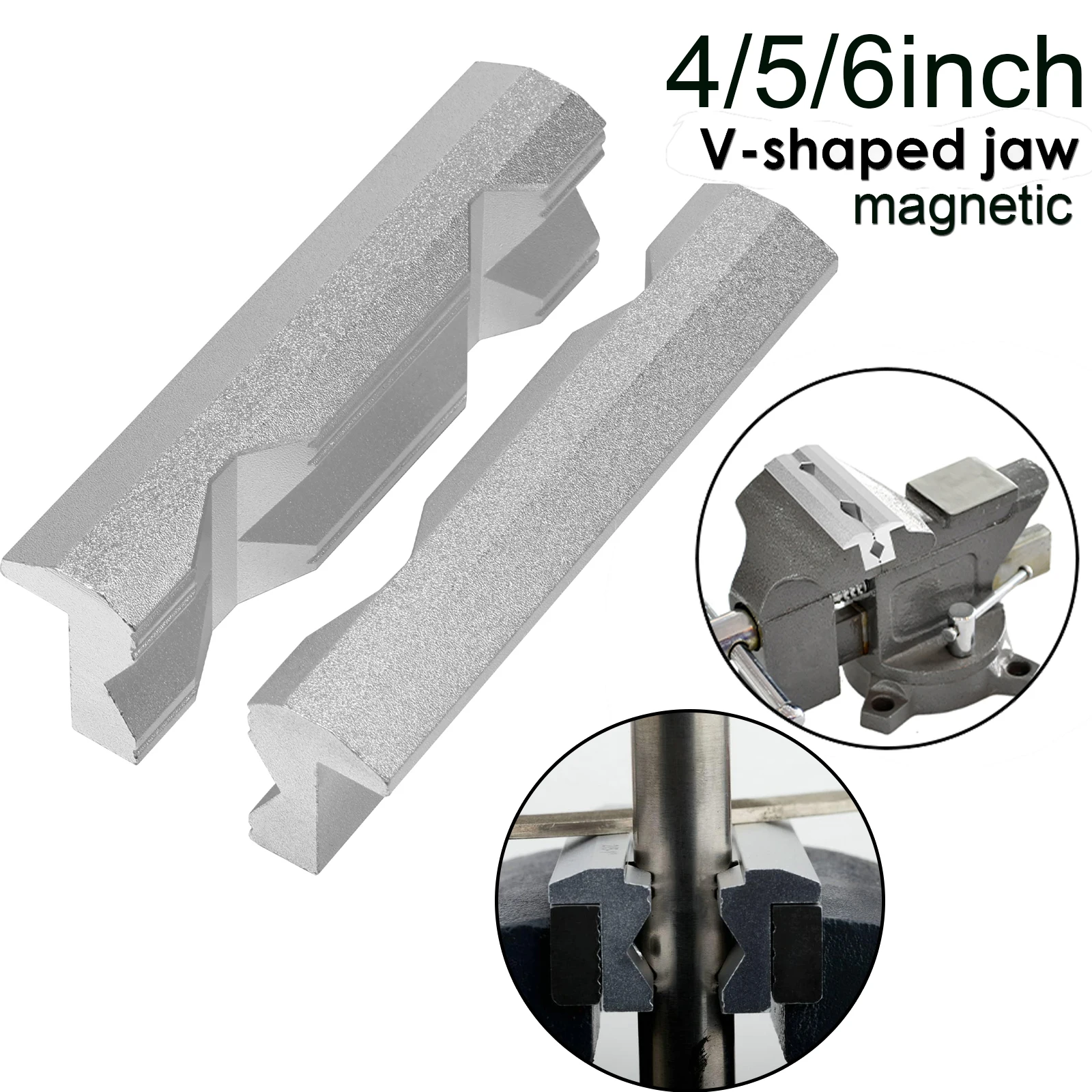 Woodworking Vise For Workbench - Protezioni per ganasce di morsa magnetiche