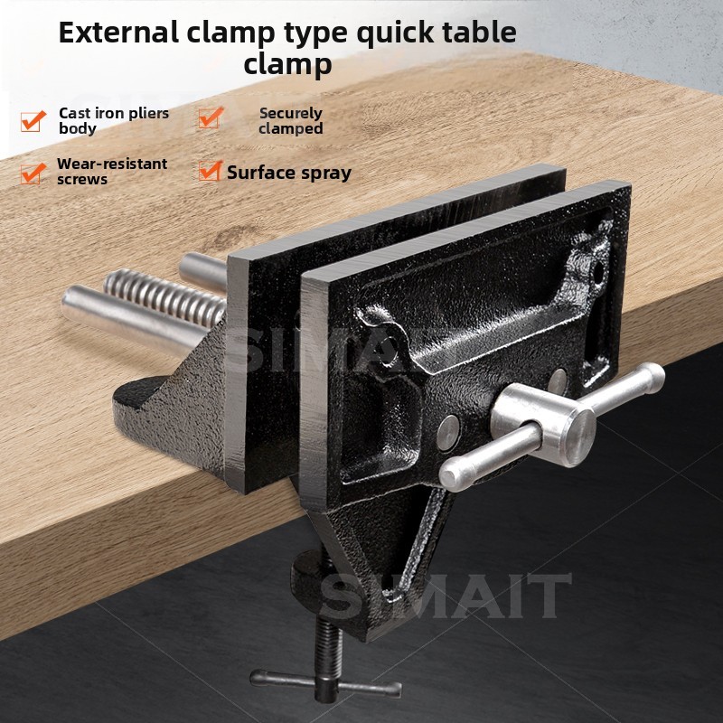 Woodworking Vise For Workbench - Morsa da banco a sgancio rapido