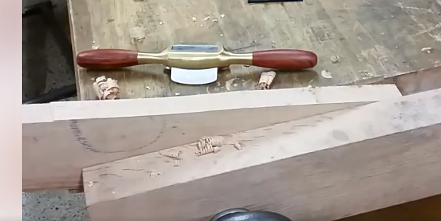 Spokeshave Flat - Pialla a mano in rame per
