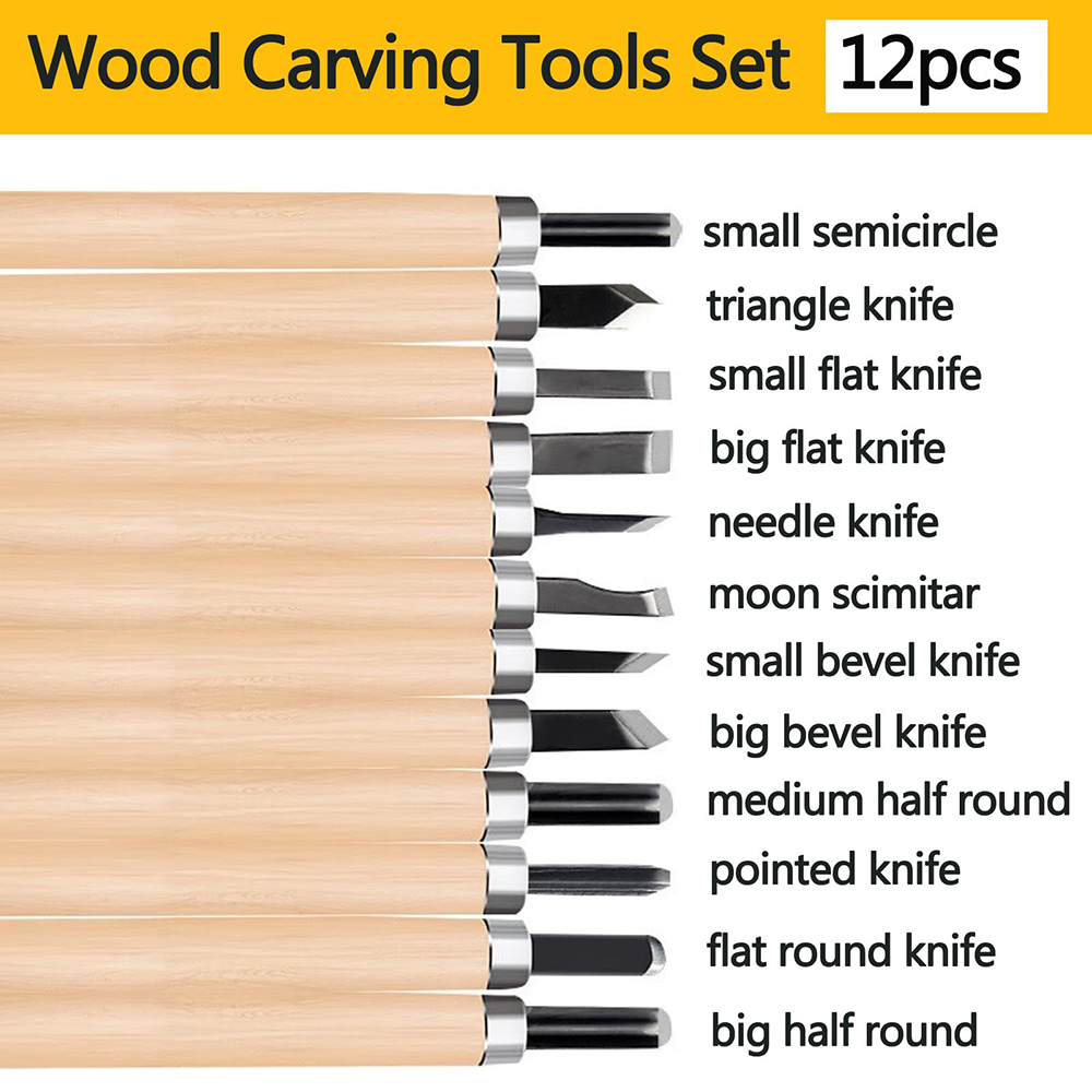 Woodworking Kits For Beginners - Set di scalpelli professionali per intaglio