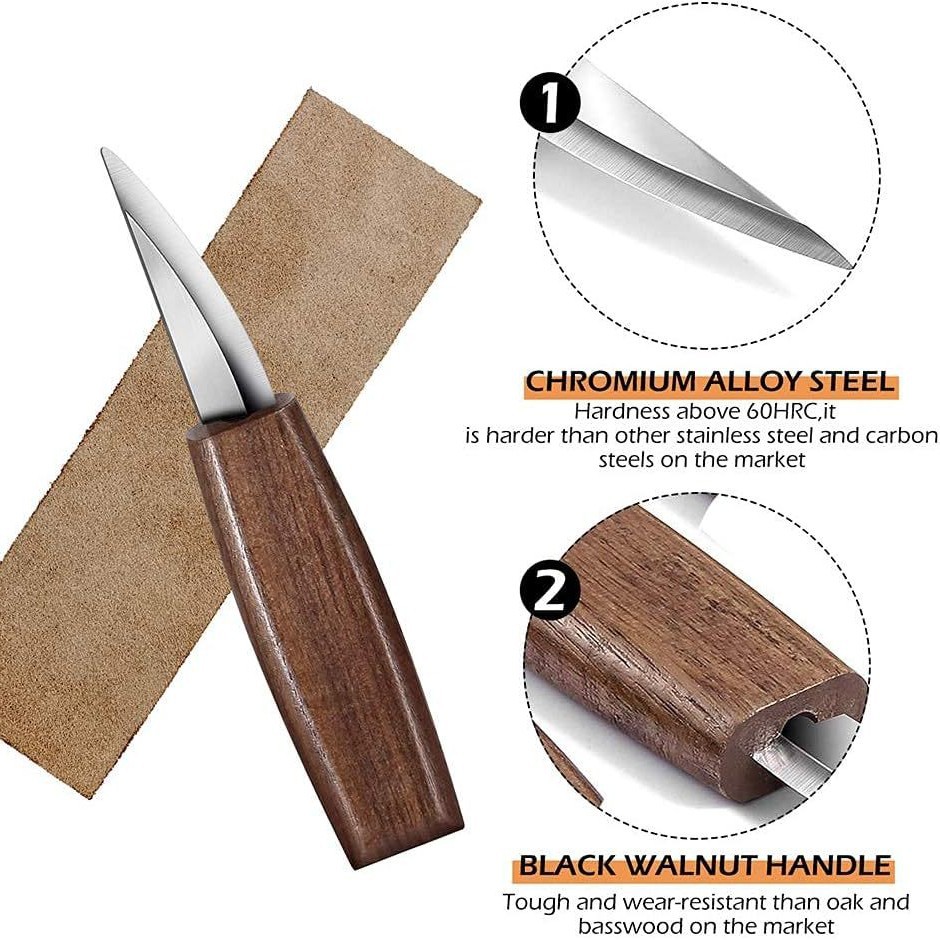 Set di 8 Utensili per Intaglio - Woodworking Kits For Beginners recensione e prezzo