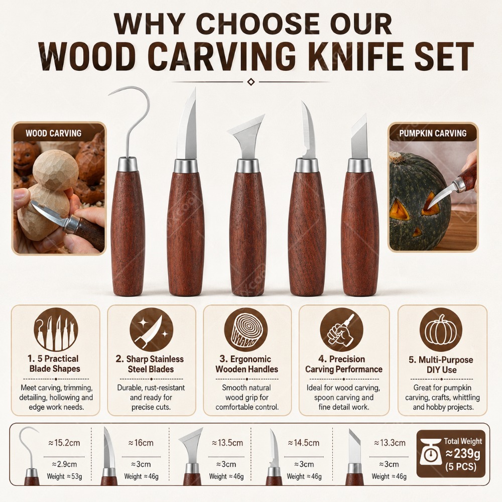 WXCOO Set di Scalpelli per Int - Woodworking Kits For Beginners recensione e prezzo