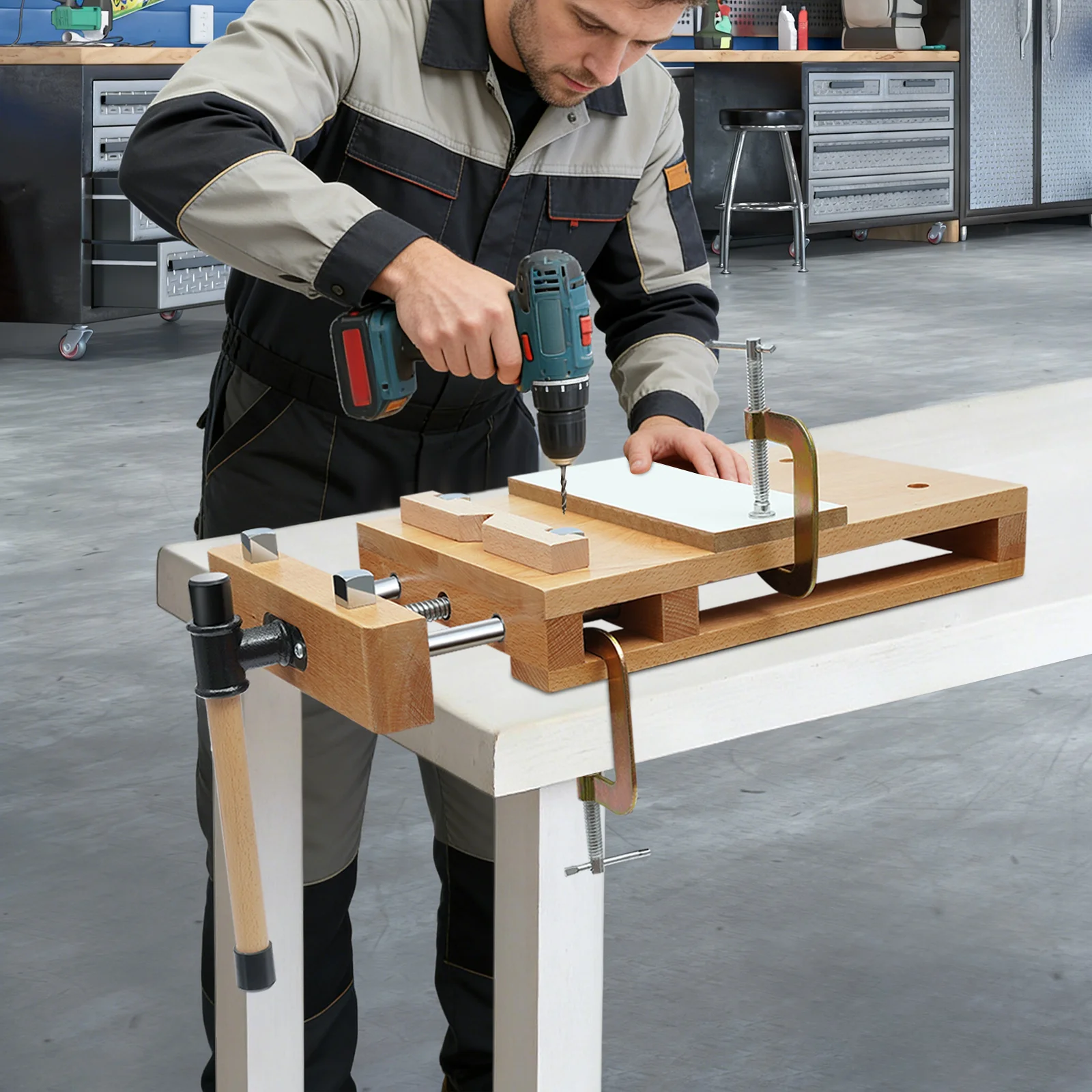 Banco da Lavoro in Legno, Banc - Woodworking Vise For Workbench recensione e prezzo
